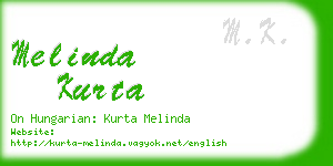 melinda kurta business card